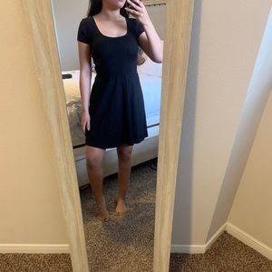 Black dress w/ back cutouts